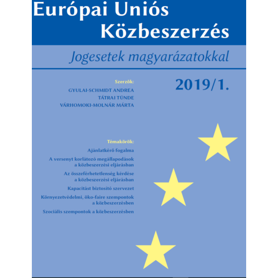 Európai Uniós Közbeszerzés 2019/1.